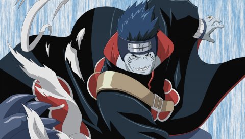 Daniloti, Наруто, hoshigaki kisame, человек, движение, удар