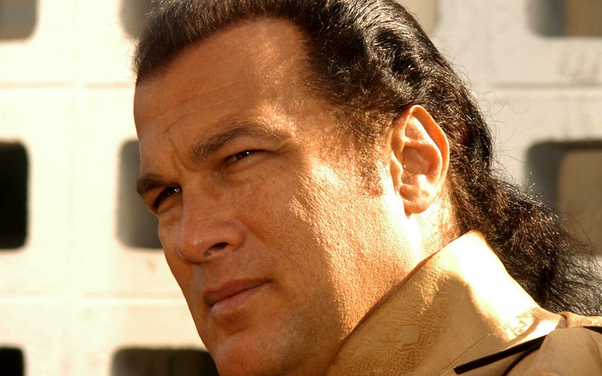 Картинки Steven seagal, брюнетка, лицо, длинные волосы, взгляд фото и обои на рабочий стол