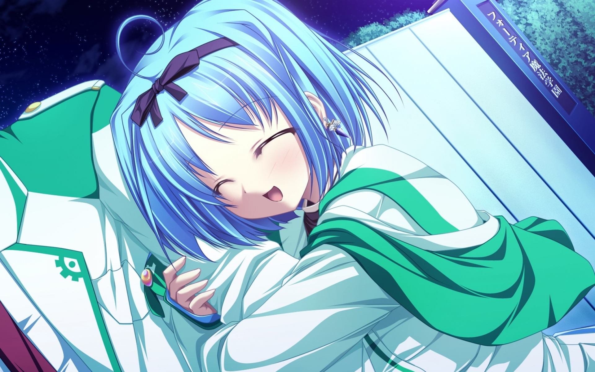 Картинки Tenmaso, magus tale, kujou yuuka, девушка, счастье, объятия, парень фото и обои на рабочий стол
