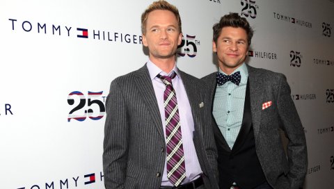 Neil patrick harris, david burtka, мужчины, актеры, знаменитости, пара