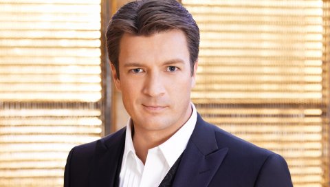 Nathan fillion, брюнетка, пальто, глаза
