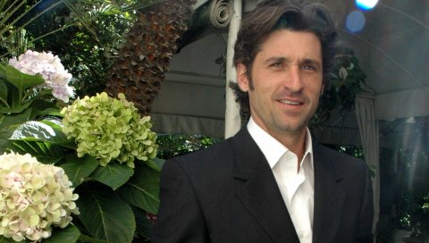 Patrick dempsey, брюнетка, куртка, рубашка, улыбка