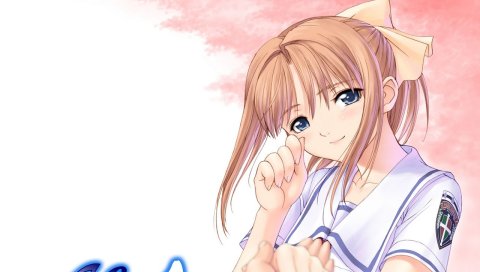 Taka tony, after, shiomiya kanami, девушка, милый, улыбка, рука