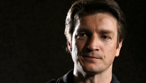 Nathan fillion, брюнетка, актер, лицо, морщины, тени
