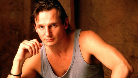 Liam neeson, мужчина, рубашка, фотосессия, длинношерстная