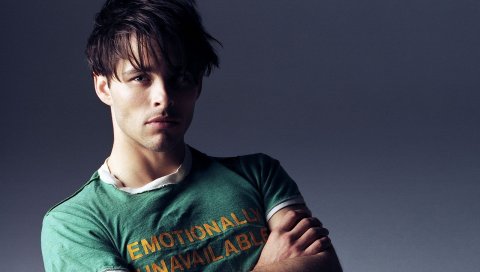 James marsden, темноволосый, футболка, фотосессия, длинношерстная