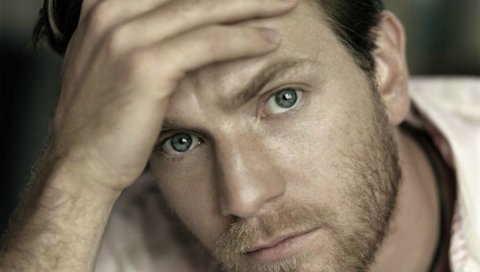 Ewan mcgregor, брюнетка, голубые глаза, щетина, лицо