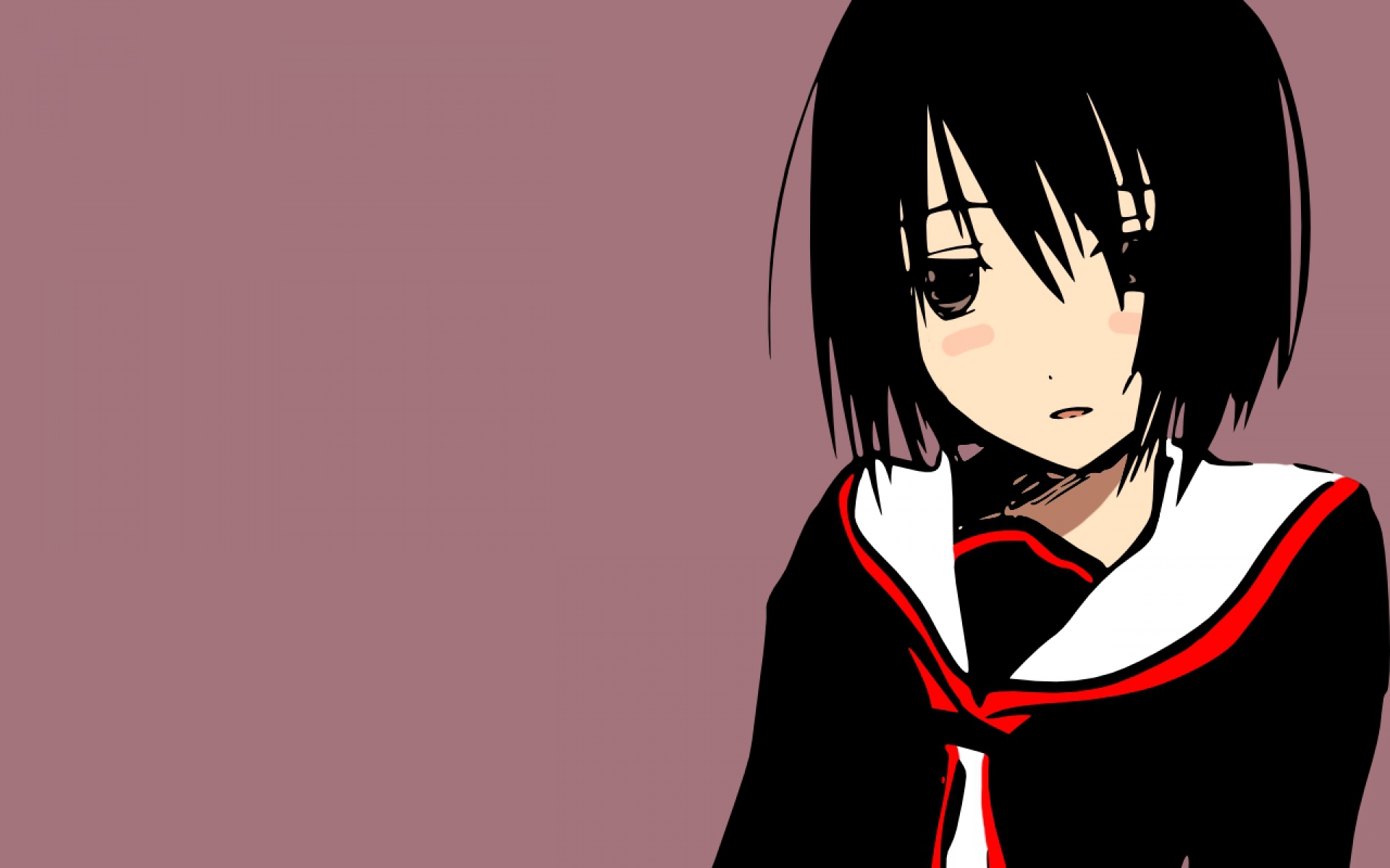 Картинки Nhk ni youkoso, nakahara misaki, девушка, брюнетка, челки фото и обои на рабочий стол
