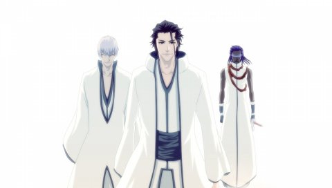 Отбеливатель, ichimaru gin, aizen sousuke, tousen kaname, мальчики, одежда, глаза
