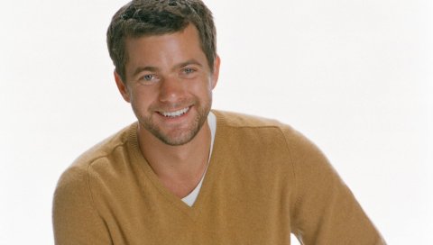 Joshua jackson, коричневые волосы, борода, куртка, улыбка