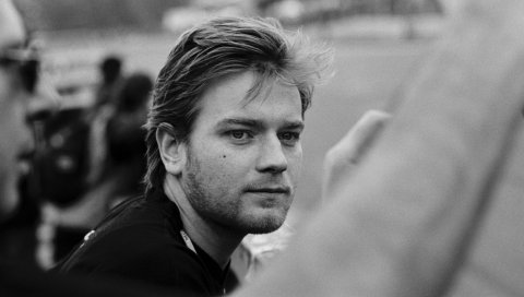 Ewan mcgregor, лицо, знаменитость, актер, черный белый
