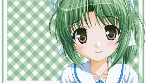 Yoake mae yori ruri iro na, tooyama midori, девушка, улыбка