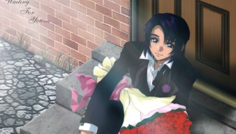 Yoake mae yori ruri iro na, feena fam earthlight, девушка, платье, взгляд