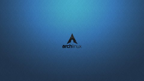 Archlinux, os, черный, синий