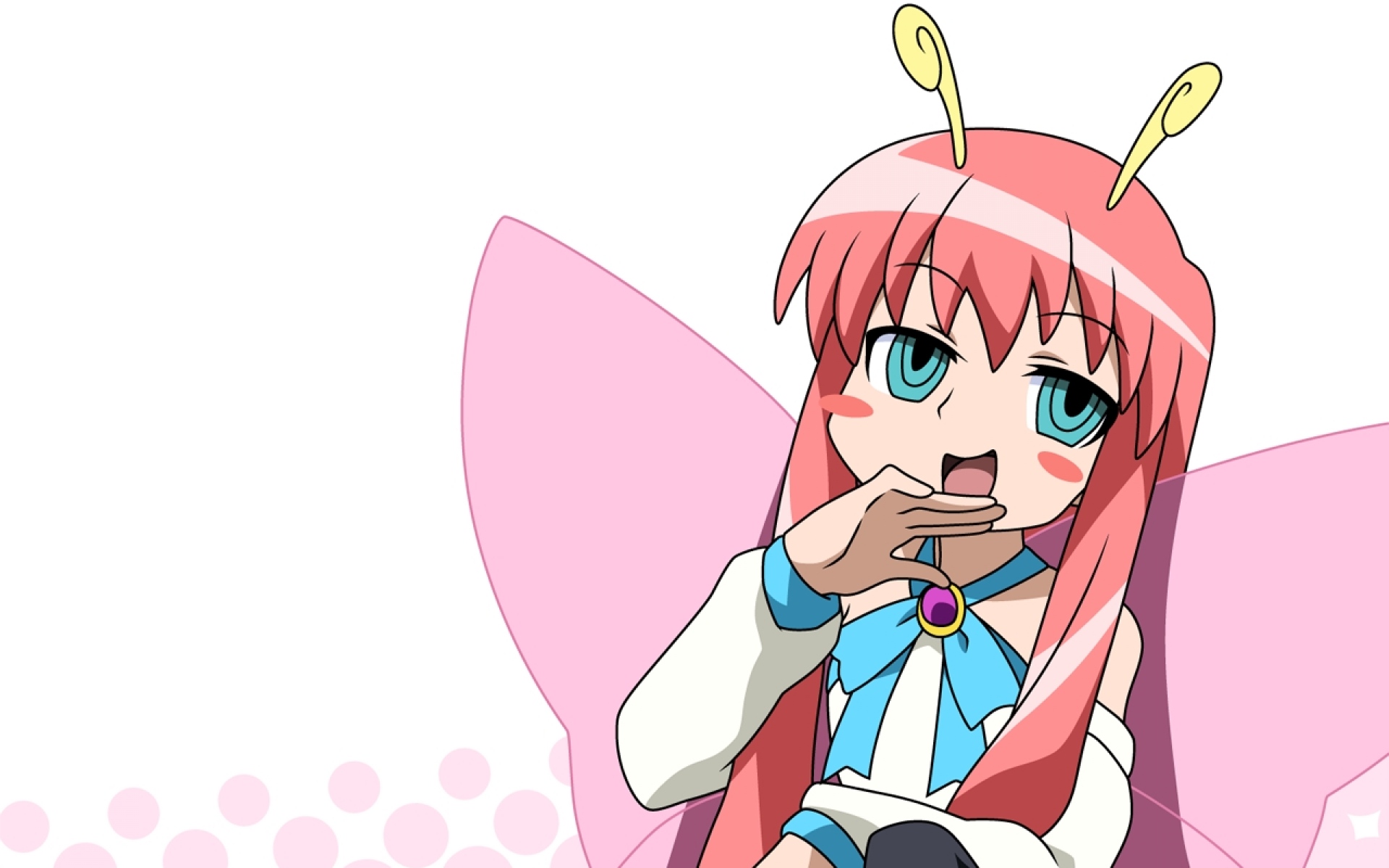 Картинки Kyouran kazoku nikki, hiratsuka raichou, девушка, крылья, зевая фото и обои на рабочий стол