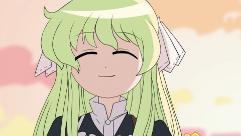 Pani poni dash, девушка, фартук, закрытые глаза