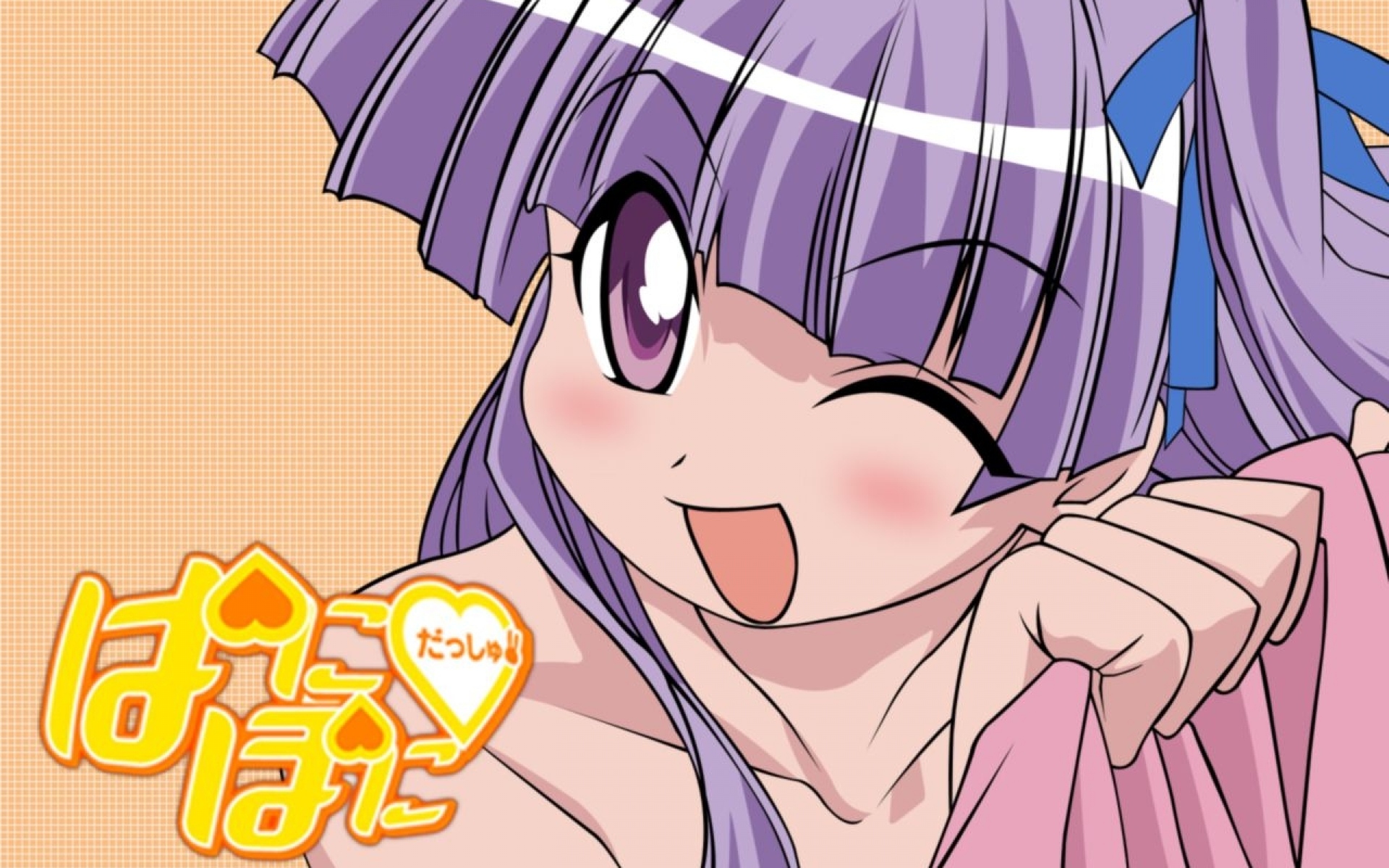 Картинки Pani poni dash, kashiwagi yuuma, девушка, подмигивание, крупный план фото и обои на рабочий стол