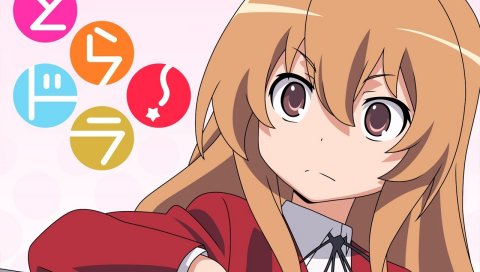 Toradora, aisaka taiga, girl, bangs, look