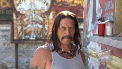 Danny trejo, мужчина, актер, длинноволосого, футболки, тату