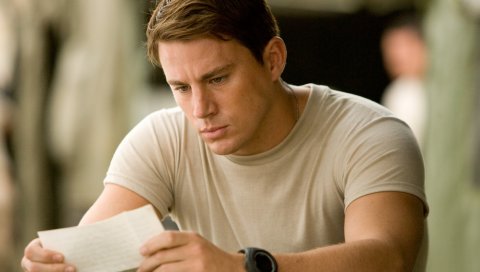 Channing tatum, темный, рубашка, письмо, руки, часы