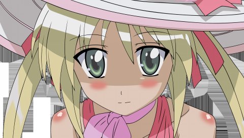 Hayate no gotoku, sanzenin nag, девушка, блондинка, шляпа, крупный план