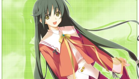Kokonoka, happy margaret, kitanoji nozomi, девушка, брюнетка, радость, длинные волосы, юбка