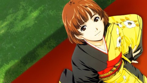 K-on, akiyama mio, девушка, брюнетка, кимоно