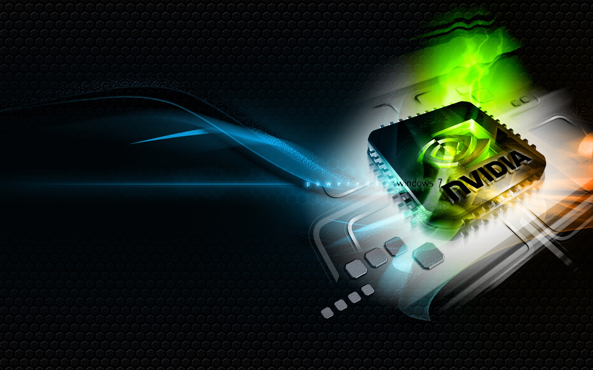 Картинки Nvidia, зеленый, синий, белый, чип фото и обои на рабочий стол