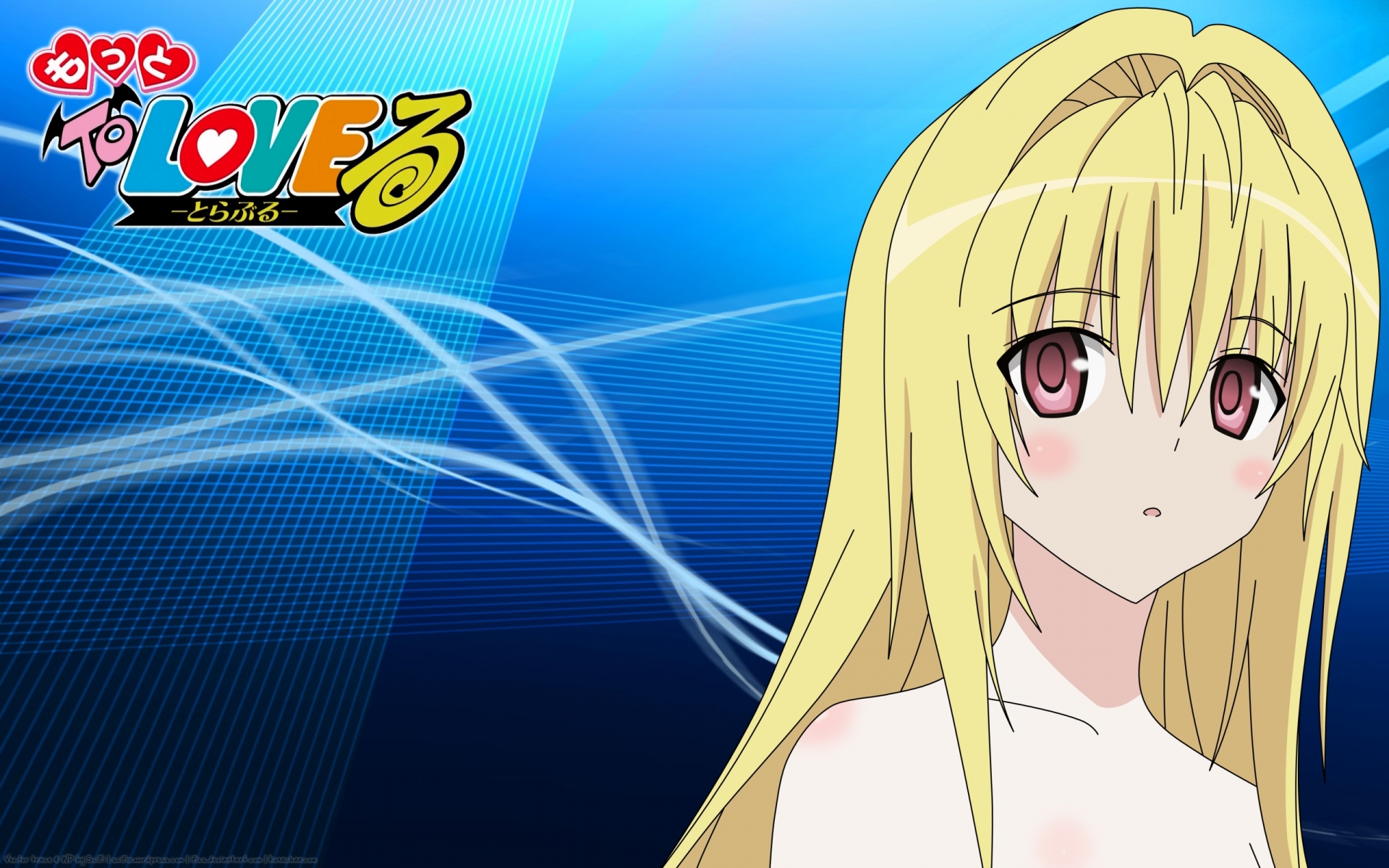 Картинки Toloveru, konjiki no yami, девушка, блондинка, челка, взгляд фото и обои на рабочий стол