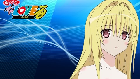 Toloveru, konjiki no yami, девушка, блондинка, челка, взгляд