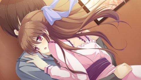 Mizu no miyako no patisserie, kanda mari, парень, девушка, румянец, обнять