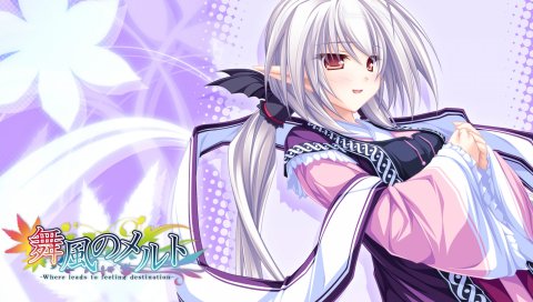 Tenmaso, maikaze no melt, suzu, suzukaze no melt, девушка, уши, кимоно