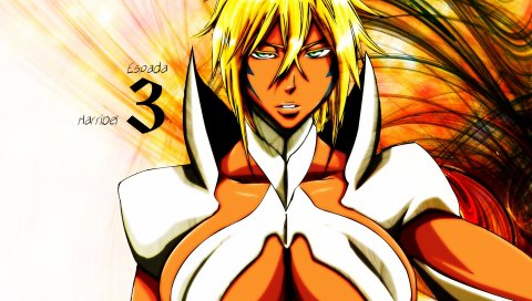 Bleach, tia harribel, девушка, блондинка, челки