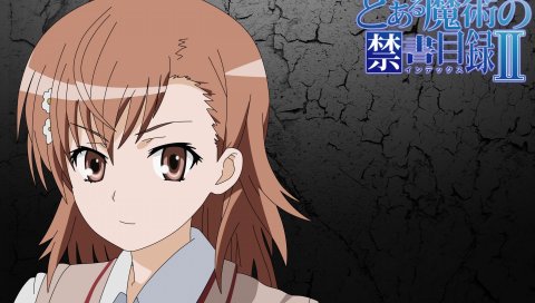 To aru majutsu no index, misaka mikoto, girl, brunette, bangs, look