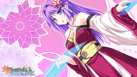 Tenmaso, maikaze no melt, kureha, девушка, платье, клавиатура, galagramma