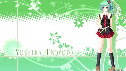 Tenmaso, maikaze no melt, enomoto yoshika, девушка, поза, взгляд, юбка