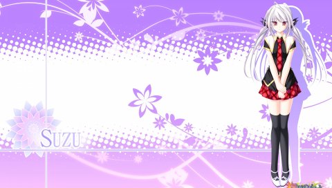 Tenmaso, maikaze no melt, suzu, suzukaze no melt, девушка, блондинка, галстук, юбка
