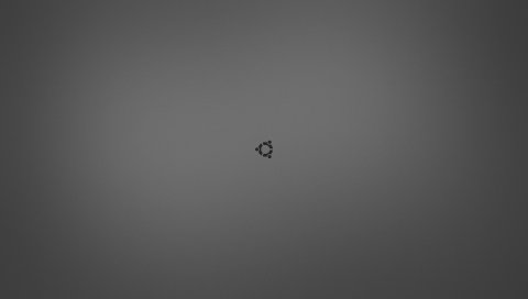 Ubuntu, os, pc, серый, черный
