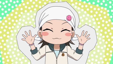 Hyakko, девушка, милый, поза, прическа