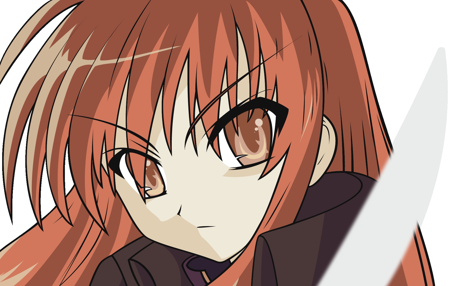 Картинки Shakugan no shana, shana, девушка, взгляд, лезвие фото и обои на рабочий стол