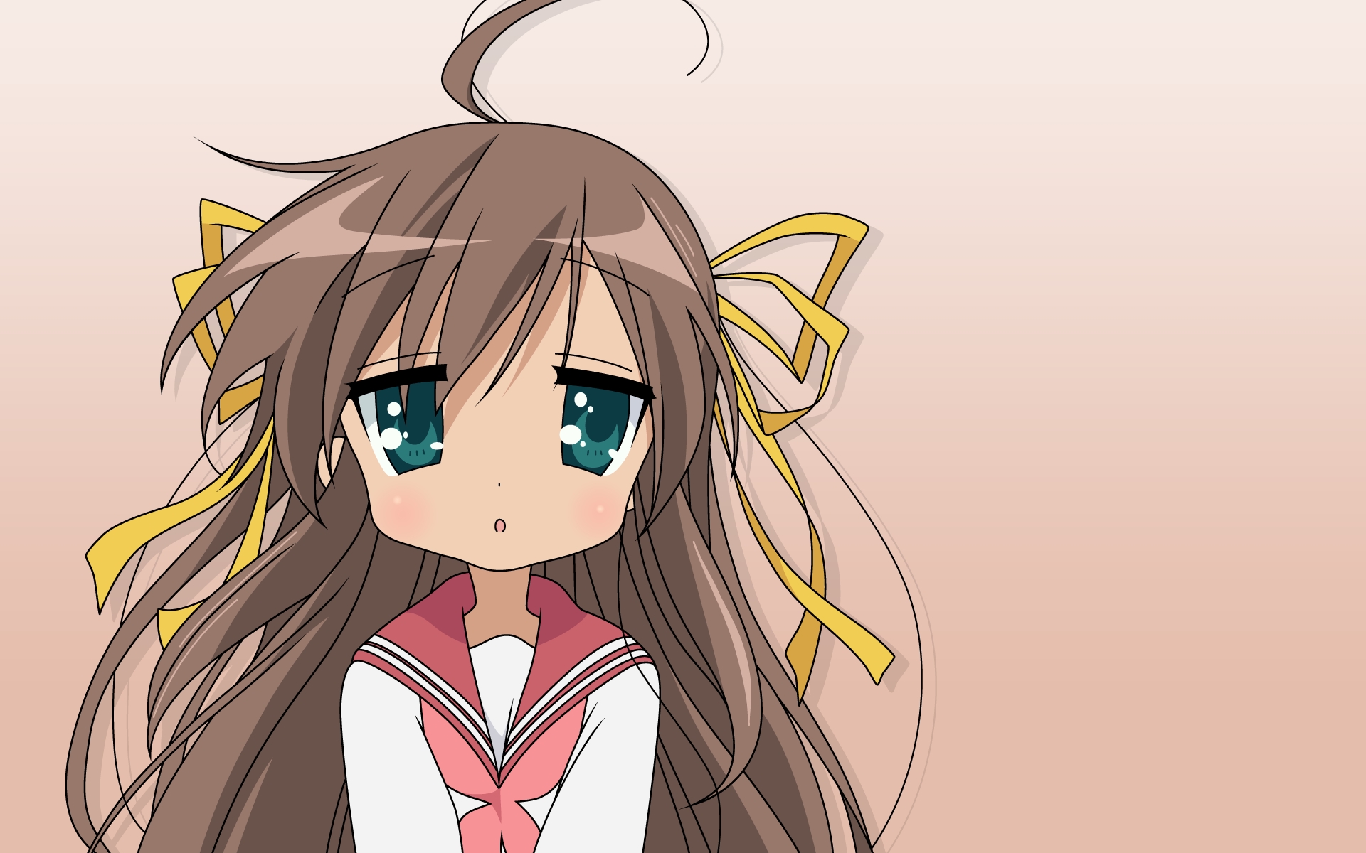 Картинки Удачливая звезда, да капо, izumi konata, asakura nemu, девушка, брюнетка, глаза, печаль фото и обои на рабочий стол
