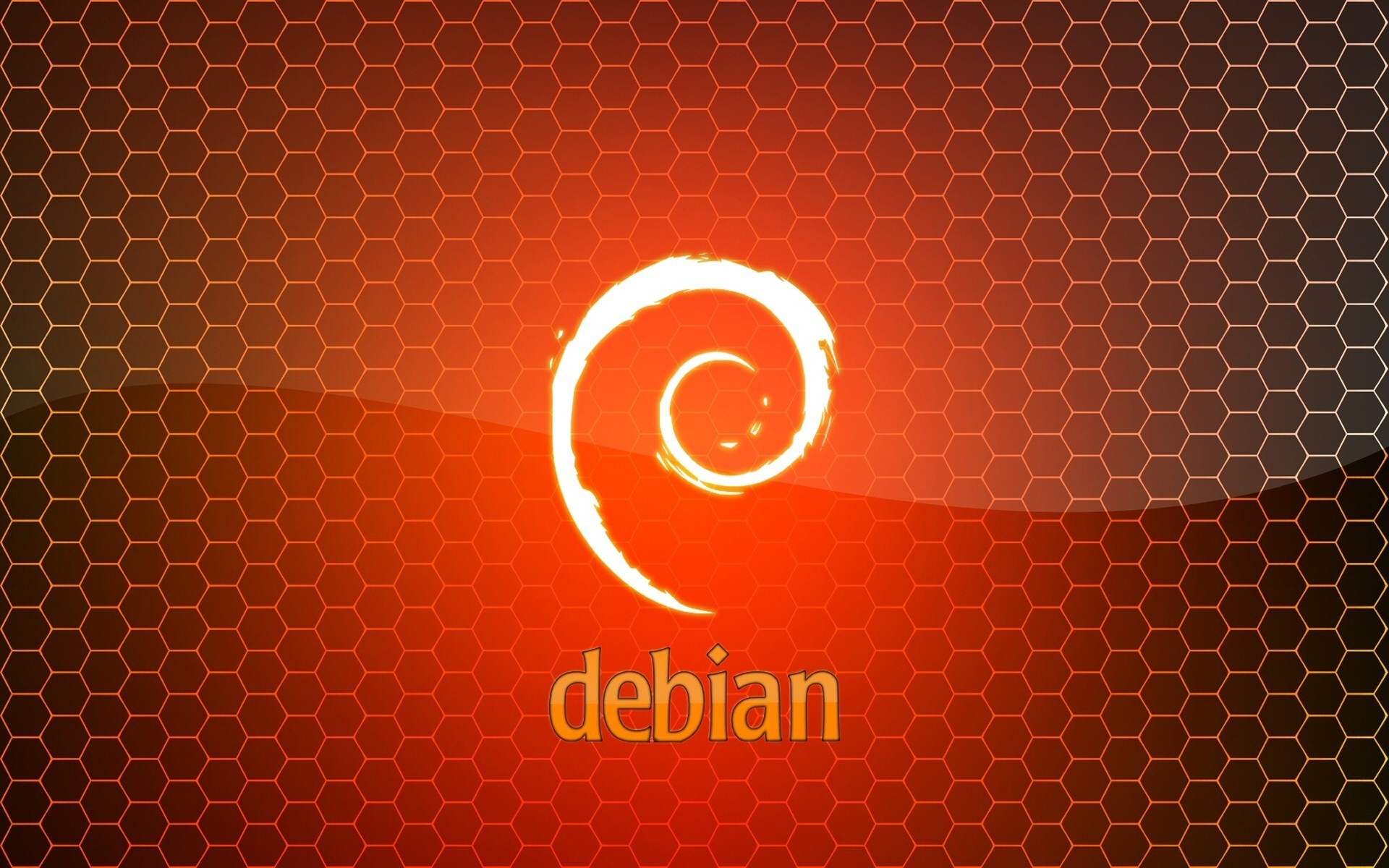 Картинки Debian, os, linux, orange, white, grid фото и обои на рабочий стол