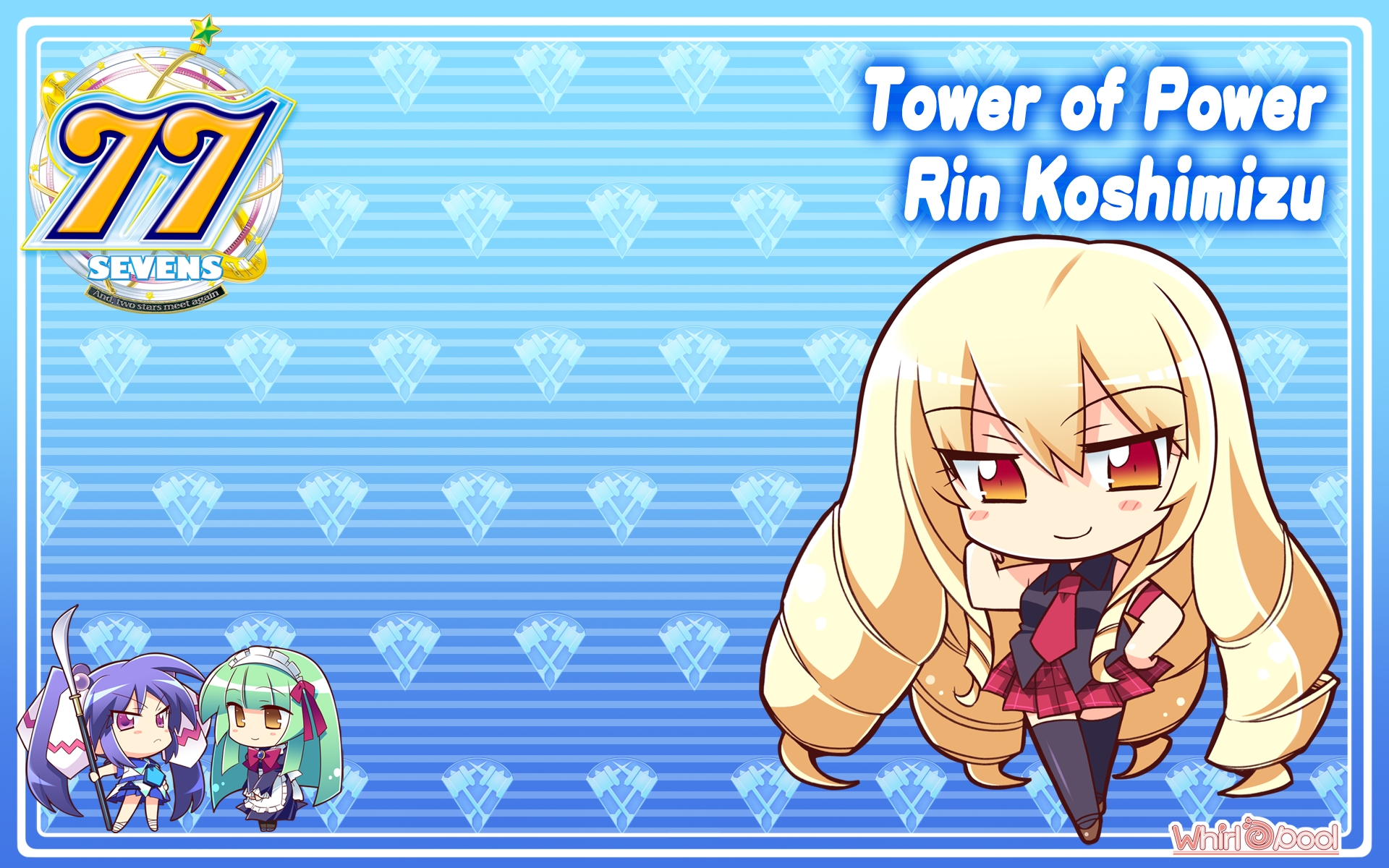 Картинки 77, koshimizu rin, девушка, блондинка, шаг, галстук фото и обои на рабочий стол