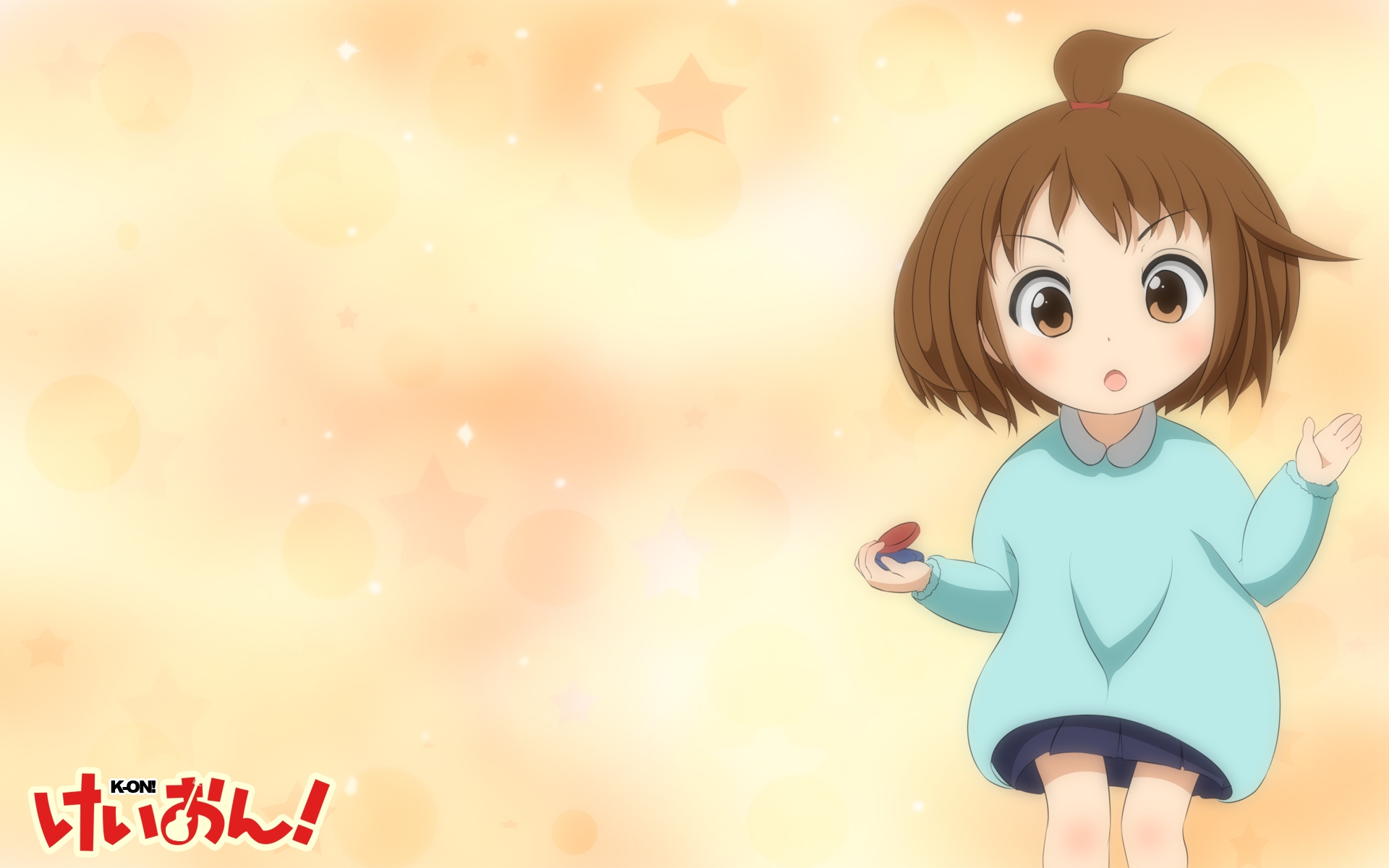 Картинки K-on, hirasawa yui, девушка, брюнетка, милый фото и обои на рабочий стол