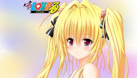 Toloveru, konjiki no yami, девушка, блондинка, челка, сладкий