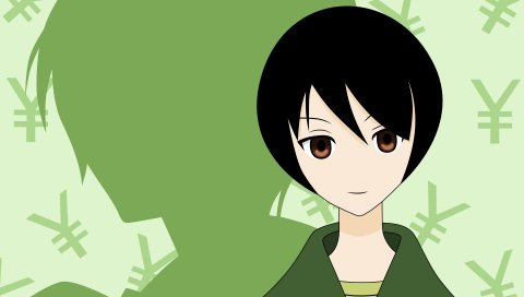 Nezu miko, девушка, милый, улыбка, брюнетка