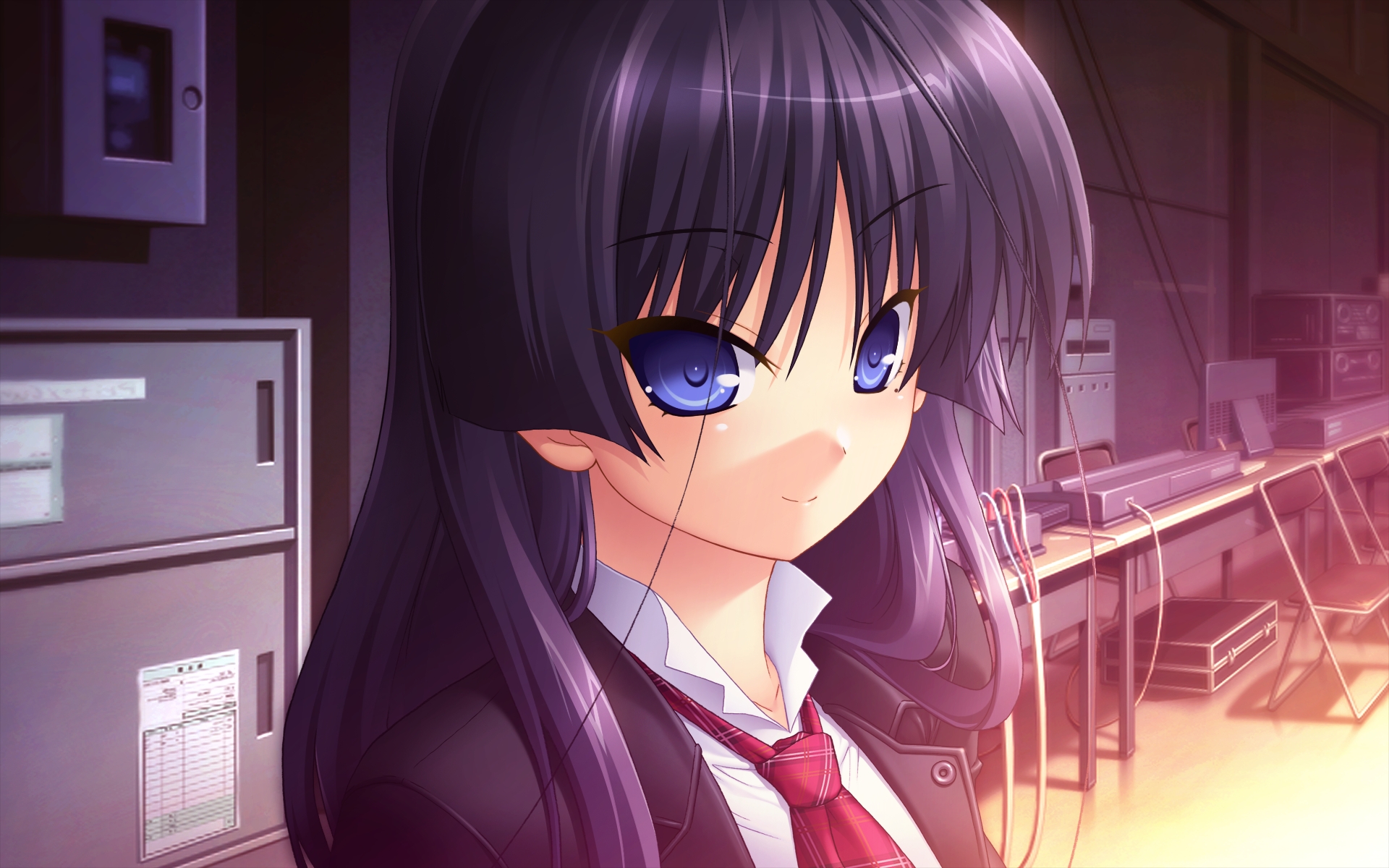 Картинки Ozawa akifumi, chu x chu paradise, takamachi yukino, девушка, милый, улыбка, галстук фото и обои на рабочий стол