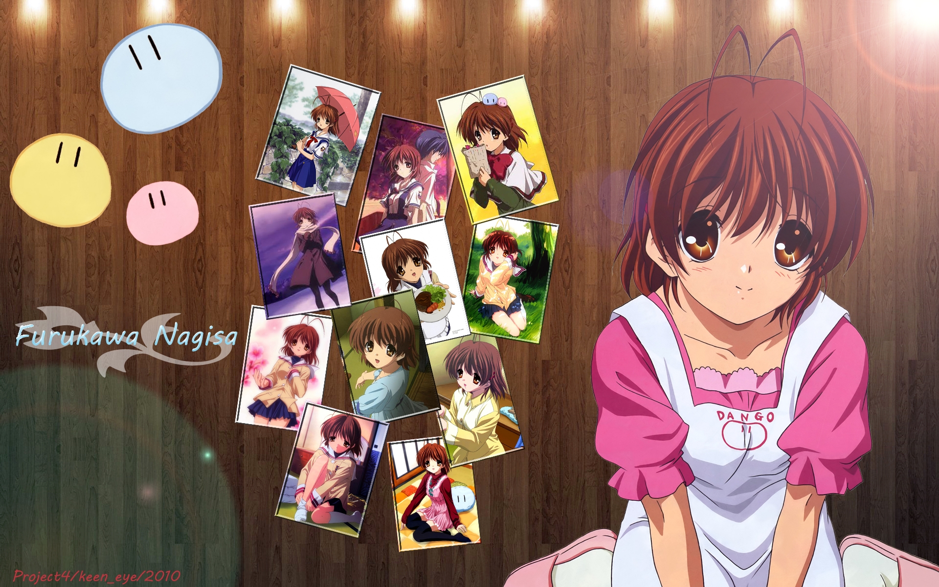 Картинки Clannad, фукукава нагиса, девушка, челки, фото фото и обои на рабочий стол