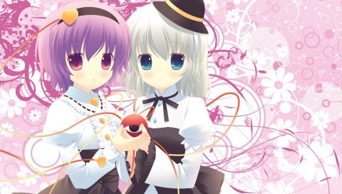 Kurasawa kyoushou, komeiji satori, komeiji koishi, девушка, подруга, шляпа