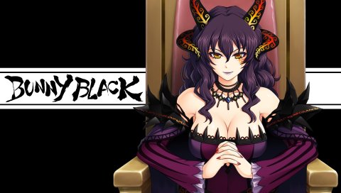 Bunnyblack, девушка, брюнетка, улыбка, стул, осанка